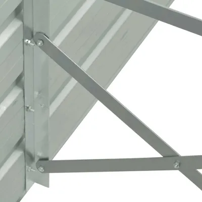 Produktbild von "2026 Aktion"Garten-Hochbeet - CLORIS - Pflanzkasten - Verzinkter Stahl 400x80x45 cm Grau - DEMöbel5588323