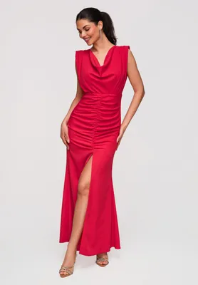 Produktbild von LARICA Maxikleid Abendkleid Figurbetont Elegant LA-OM-DLR343 red M