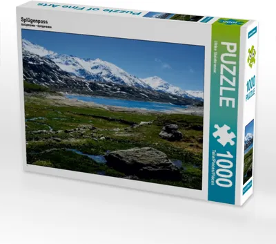 Produktbild von Calvendo Splügenpass 1000 Teile Puzzle quer 640x480mm, Steinbrenner Ulrike; 7355302