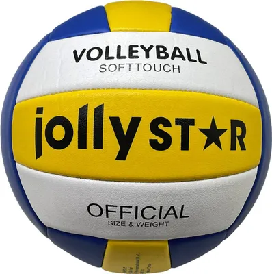 Zdjęcie produktu dla Piłka do siatkówki plażowej JollyStar - trwała i lekka, powierzchnia TPU, rozmiar 5