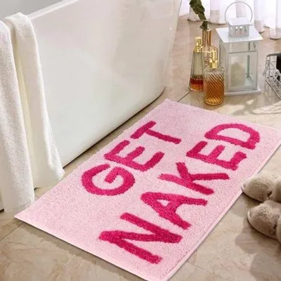 Immagine prodotto di Tappetino da bagno antiscivolo 40 x 60 cm, tappetino da doccia rosso per il bagno