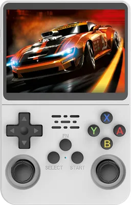 Handheld-Spielkonsole, Dual-Joysticks, Spiel-Player mit R/L-Tasten auf der Rueckseite, integrierte Spiele, 3,5-Zoll-Farbbildschirm, RK3326, wiederaufladbarer Akku mit 2500 mAh