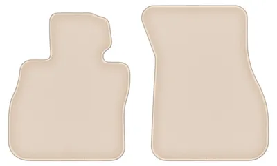 Immagine prodotto di Tappetini anteriori in velluto PREMIUM beige compatibili con BMW 1 F40 (2019-, hatchback) – con fissaggi – su misura