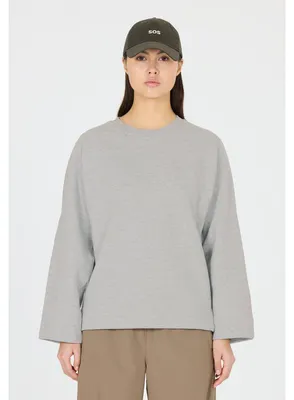 Produktbild von SOS Damen Langarmshirt Ramiu LS Oversize Sweat Grau XL