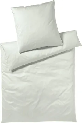 Immagine prodotto di biancheria da letto elegante in maco-satin a righe hamburger 155x220 cm + 80x80 cm pistacchio