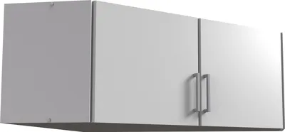 Produktbild von Schrankaufsatz "Click" aus Spanplatte in Weiß. Abmessungen (B/H/T) 95x40x95 cm