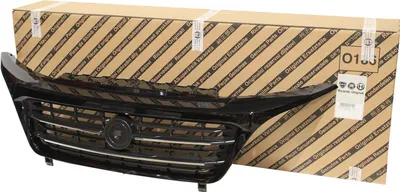 Produktbild von Original Fiat Kühlergrill Schwarz Mit 2 Chromleisten für Ducato 250 735615924