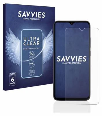 Produktbild von 6x Für Xiaomi Redmi 9C Schutzfolie Savvies Displayschutz Display Schutz Folie Klar Transparent