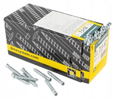 Produktbild von Domax Zargenschrauben CBW 75052 Zylinderkopf 7,5 x 52 mm