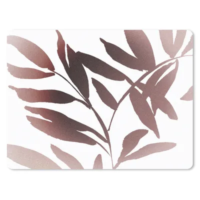 Produktbild von MuchoWow® Mauspad Mousepad Blättern - Design - Abstrakt 40x30 cm - Mousepads - Maus Mat - Pad - Mausunterlage - Anti Rutsch