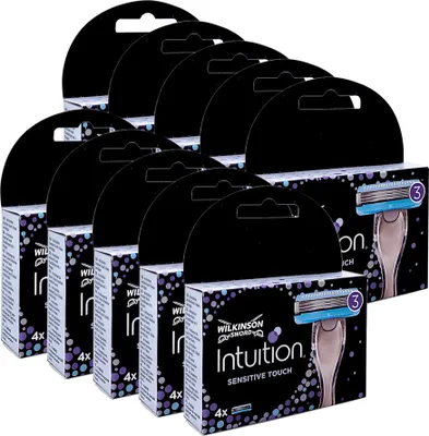 Obrázok produktu pre Žiletky Wilkinson Intuition Sensitive Touch, balenie 4 x 10 kusov