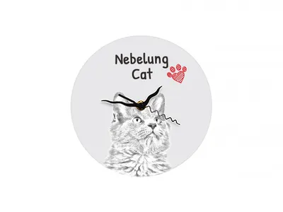 Image de Art-Dog Horloge – Chat Nebelung