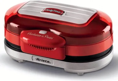 Obrázok produktu pre Ariete 0205/00, erven, Obdnikov, Rot + plech, 280 x 155 mm, 2 zone(s), Veko
