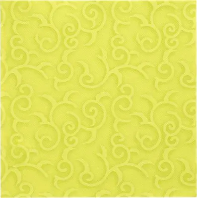 Produktbild von Servietten "ROYAL Collection" 1/4-Falz 40 cm x 40 cm limonengrün "Casali"