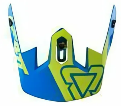 Produktbild von LEATT MTB-Helmvisier Blau/Gelb für DBX 3.0 Helm
