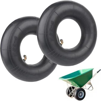 Productafbeelding van Binnenband 3.00-4 voor Kruiwagenwiel en Trolley, 260x85mm met Hoekventiel