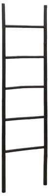 Obrázok produktu pre vidaXL Bambusová rebríkova sieťka, čierna, 40 x 150 cm