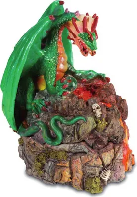 Produktbild von Schmuckdose Drachen auf Lavafelsen 13,5cm