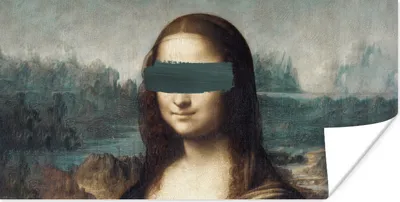 Produktbild von MuchoWow® Poster Mona Lisa - Da Vinci - Gemälde 120x60 cm - Bild