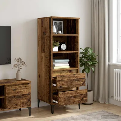 Immagine prodotto di vidaXL Mobiletto alto in legno composito, 40 x 36 x 110 cm
