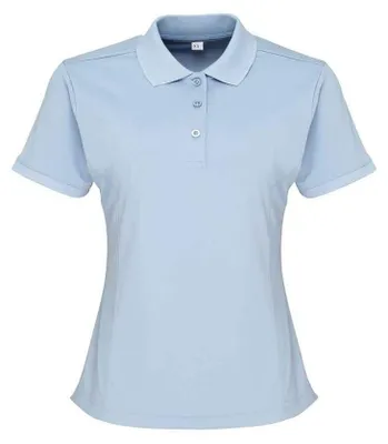Imagen del producto de Camiseta polo para mujer, modelo LT3130 (talla M), color azul claro