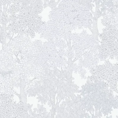 Produktbild von Architects Paper Waldtapete Floral Impression Tapete mit Bäumen Vliestapete grau weiß 10,05 m x 0,53 m
