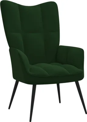 Obrázok produktu pre vidaXL Relax kreslo Dark Green Velvet