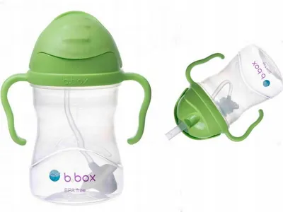 Obrázek produktu pro b.box Hrneček s brčkem Jablíčko 240ml