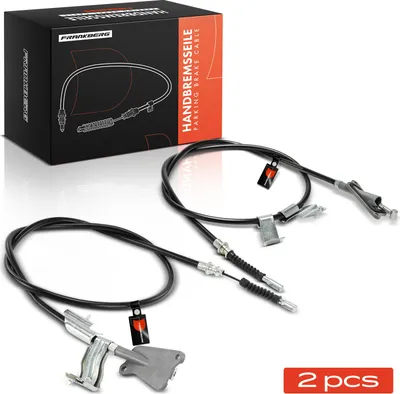 Produktbild von Frankberg 2x Seilzug Feststellbremse Hinterachse beidseitig für Nissan Almera Tino V10 2000-2006