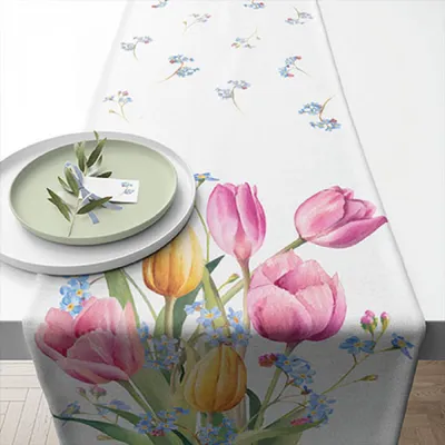 Produktbild von Ambiente Tischläufer Tulpenstrauß 40x150cm