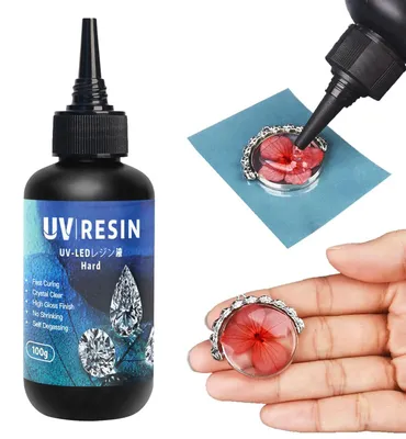 UV-Harz transparent 100 g – schnellhärtend für Schmuck & DIY