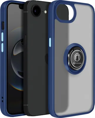 Produktbild von Avizar, Hülle für iPhone 16e mit magnetischem Ring, Blau