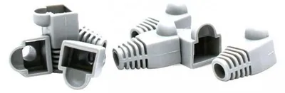 Produktbild von Vultech SN21424 W/H, Kabelschuh, Weiß, Kunststoff, Cat5e, RJ-45, 50 Stück(e)