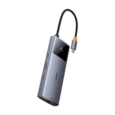 Image de Baseus 6-en-1 Power Delivery USB-C HUB Noir