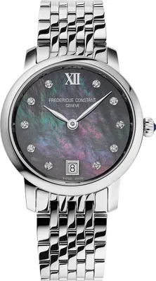 Produktbild von Frederique Constant FC-220MPBD1S26B Damenuhr Classic Slimline 30mm 3ATM