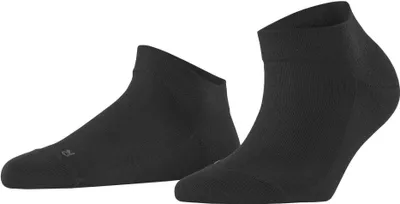 Produktbild von FALKE Sensitive London dames sneakersokken, zwart (black)