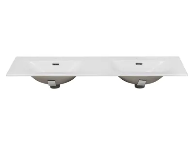 Produktbild von Comad SKY 120D Doppelwaschbecken 121x46 cm Weiß Keramik