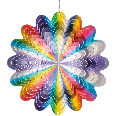 Produktbild von CIM - Windspiel - RAINBOW CIRCLE 150 - 15 cm - Edelstahl pulverbeschichtet