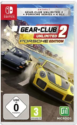 Produktbild von GAME Gear Club Unlimited 2: Porsche Edition, Switch, Nintendo Switch, E (Jeder)