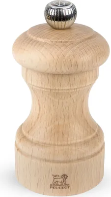 Imagen del producto de Peugeot BISTRO, molinillo de sal de madera de haya, natural, 10 cm