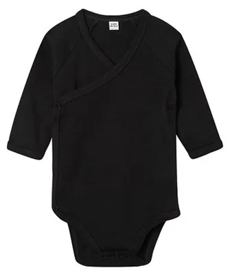 Produktbild von Babybugz - Bodysuit für Baby, Kimono, Langärmlig LT5464 (80) (Schwarz)