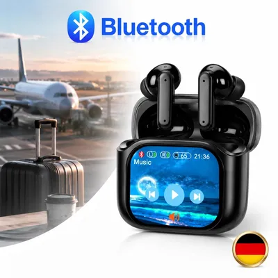 Produktbild von AI Übersetzung Bluetooth Kopfhörer Echtzeit Übersetzer Ohrhörer 165 Sprachen APP