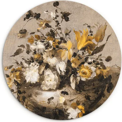 Produktbild von MuchoWow® - Wand-Kreis - Wohnzimmer - Bild - Runde - Wanddeko - Dibond - Kunstdrucke