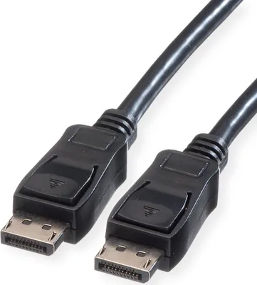Produktbild von VALUE DisplayPort Kabel, DP ST - ST, schwarz, 5 m