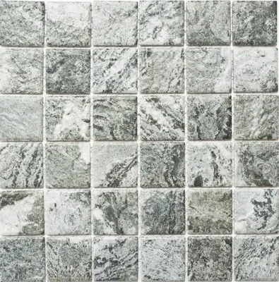Produktbild von Keramikmosaik HWA 4GY grau 30x30 cm