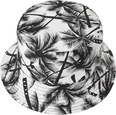 Immagine prodotto di Cappello da sole con motivo floreale - Cappello da pescatore - Cappello da spiaggia - Realizzato in tela - Taglia unica - 100% poliestere - Cappello estivo