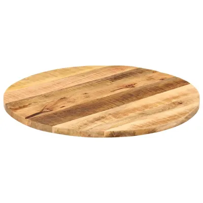 Produktbild von vidaXL Tischplatte Ø 70x1,5 cm Rund Raues Massives Mangoholz