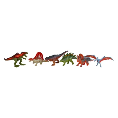 Produktbild von Dinoworld Dinosaurierspiel Figuren, 6st.