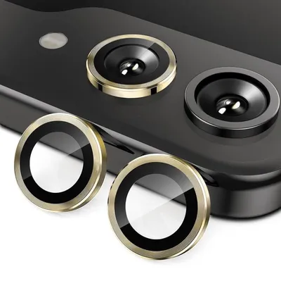 Image de Pour Samsung Galaxy Z Flip7 5G aluminium anneau de protection caméra + H9 verre trempé dur or
