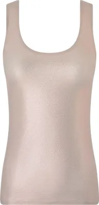 Produktbild von Chantelle Damen Top - Glitzer, Unterhemd, SoftStretch, nahtlos, Einheitsgröße 34-44 Gold (Golden Glow) One Size